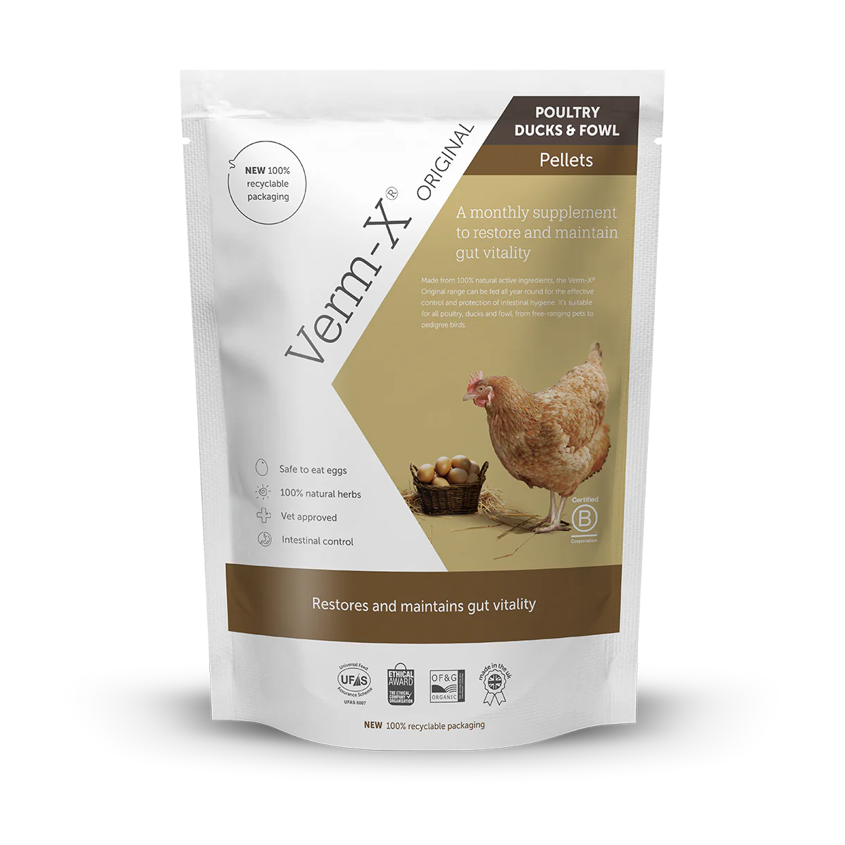 Verm-X Original Pellets for Poultry, Ducks and Fowl