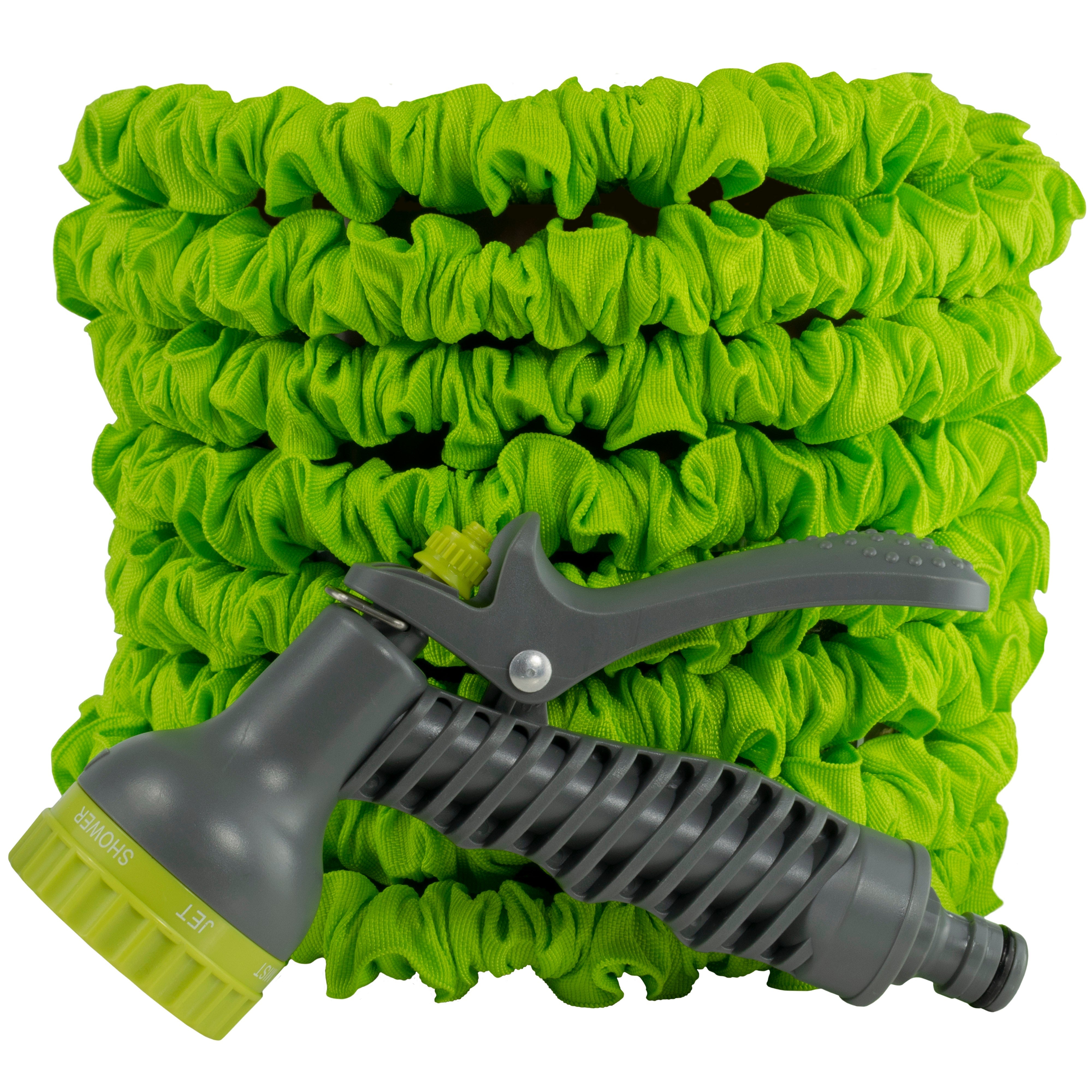 Expanding Trick Hose 15m - 45m Lime