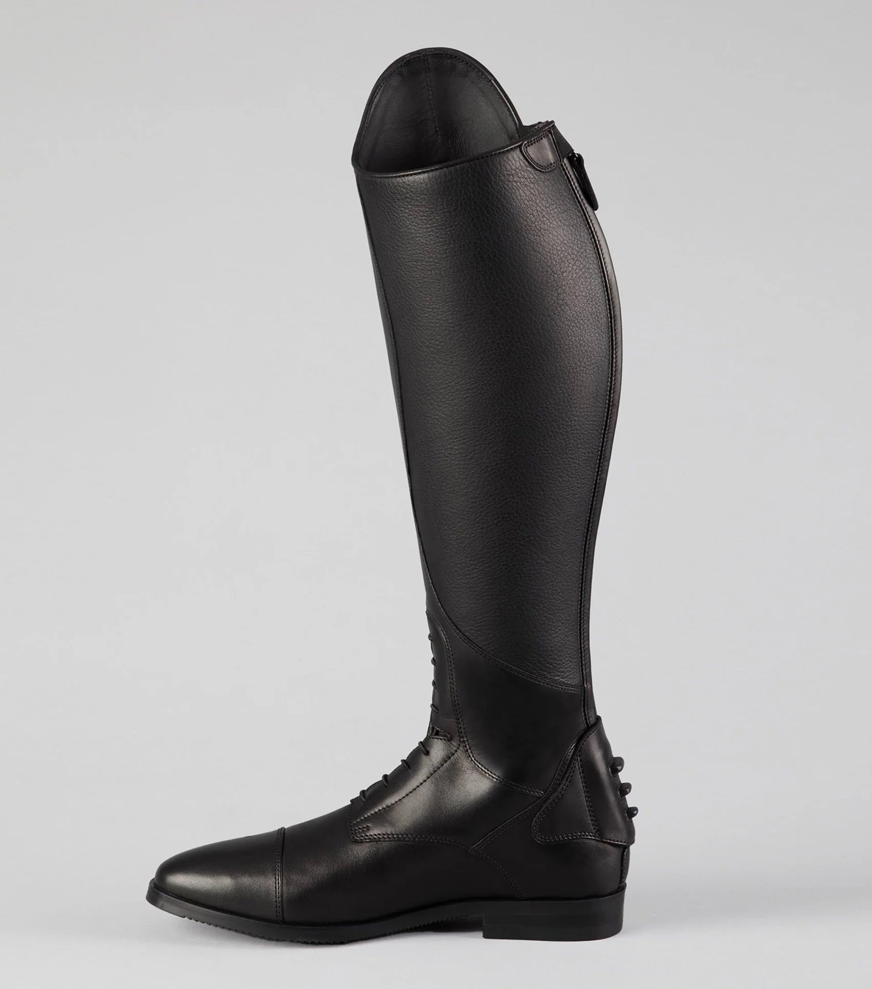 Botero Mens Tall Leather Field Boot Black