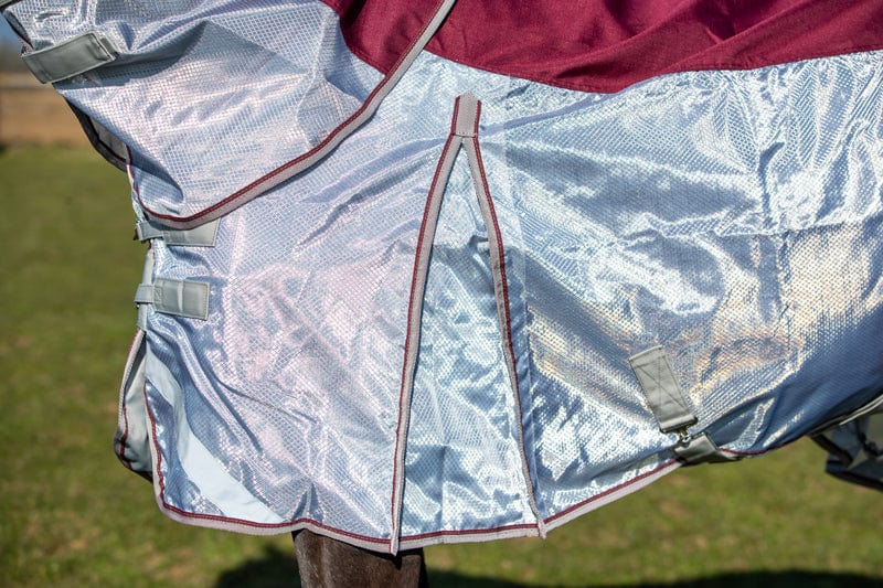 Fly Turnout Combination Rug -burgundy