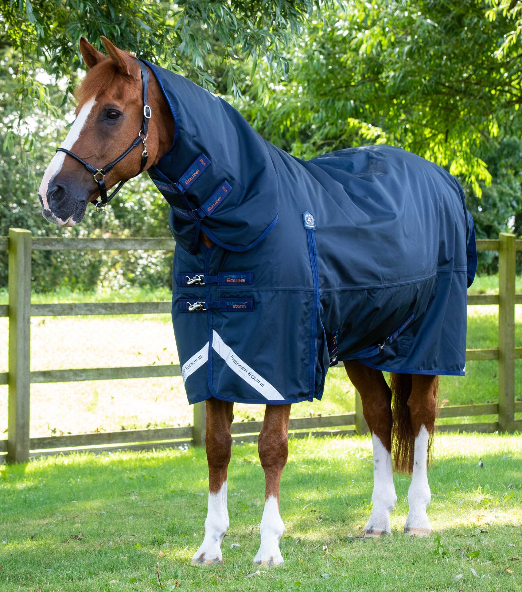 Premier Equine Buster Storm 420g Combo Turnout Rug with Classic Neck