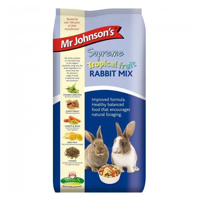 Mr Johnsons Supreme Rabbit Tropical Fruit Mix 2.25kg