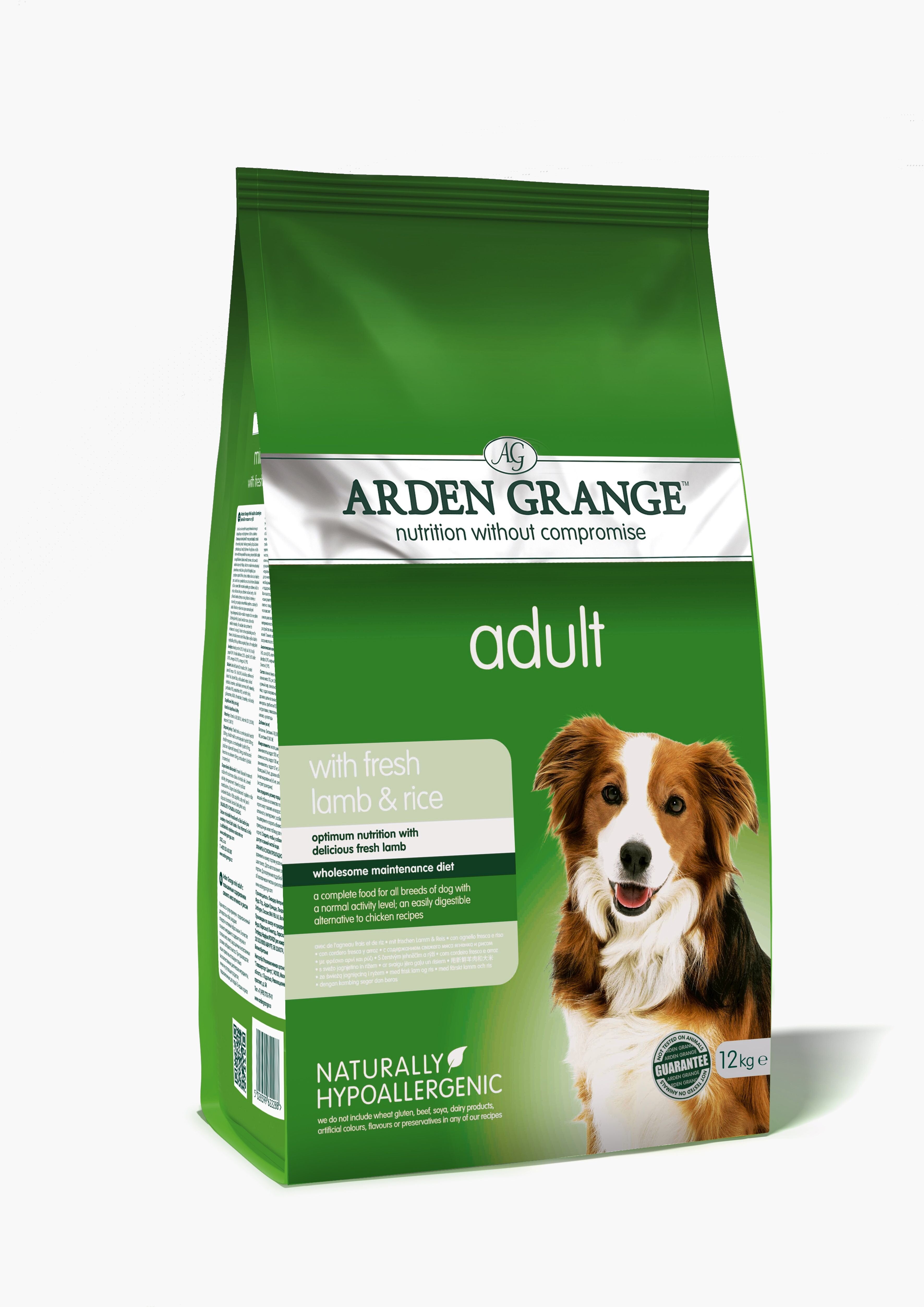 Arden Grange Adult Lamb & Rice 12kg