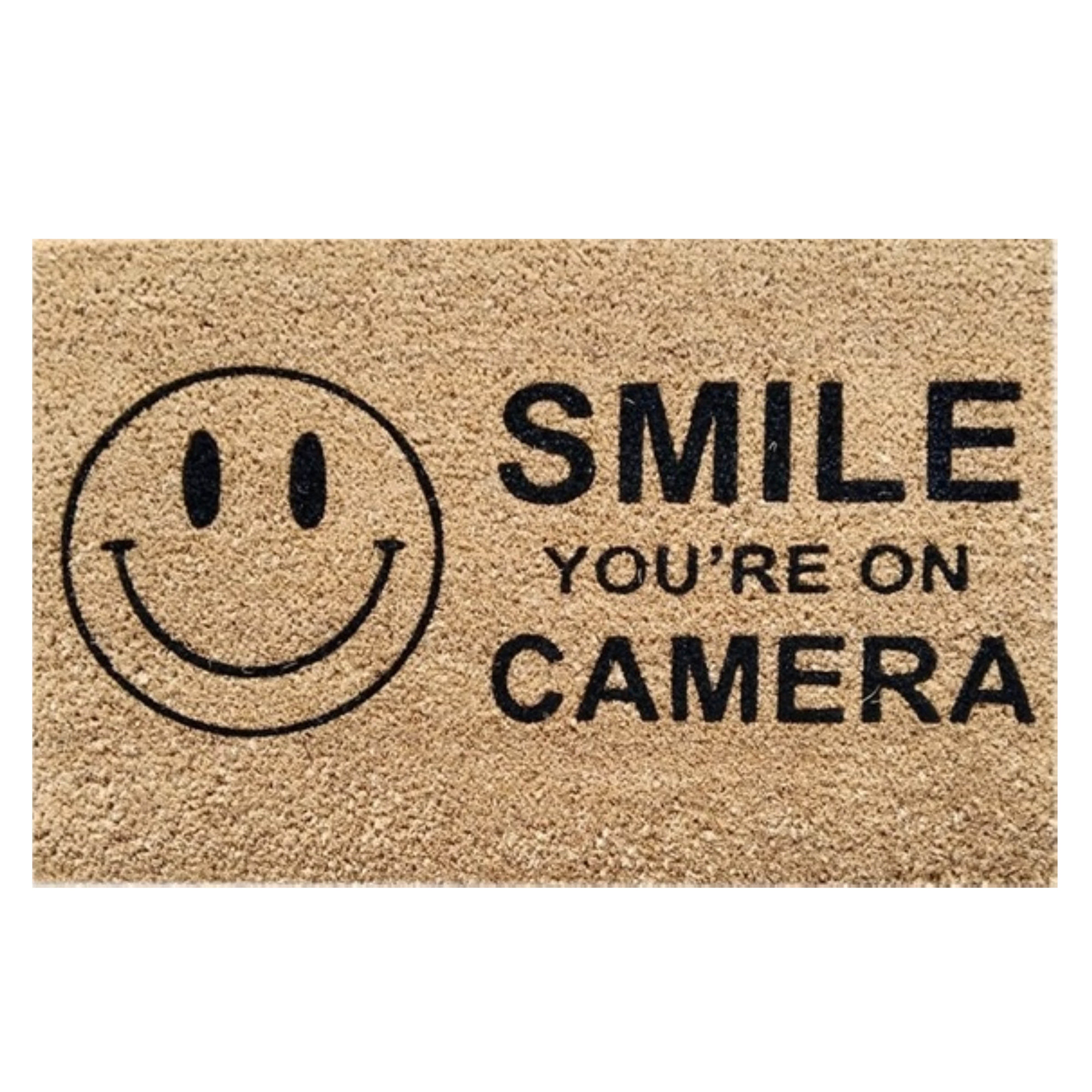 Doormat 60cm x 40cm - 'Smile You're On Camera'