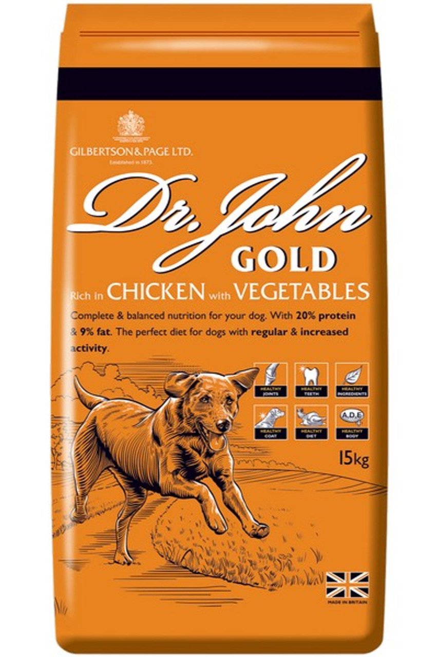 Dr John Gold With Chicken, Vegetables and Gravy 15kg