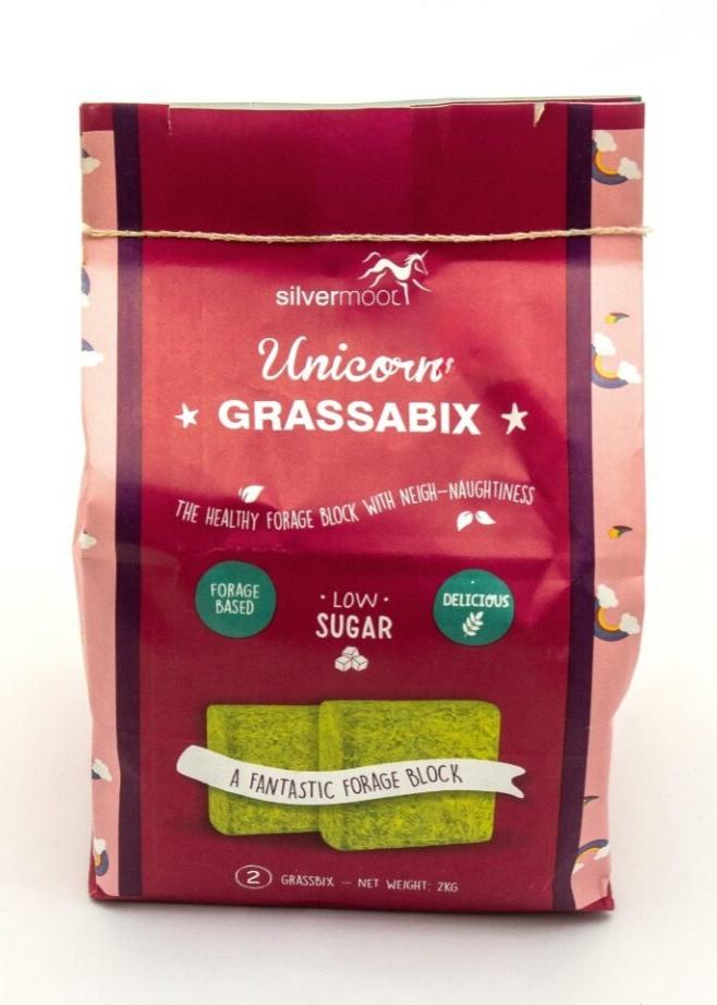 Silvermoor Minty Unicorn Grassabix 2 x 1kg