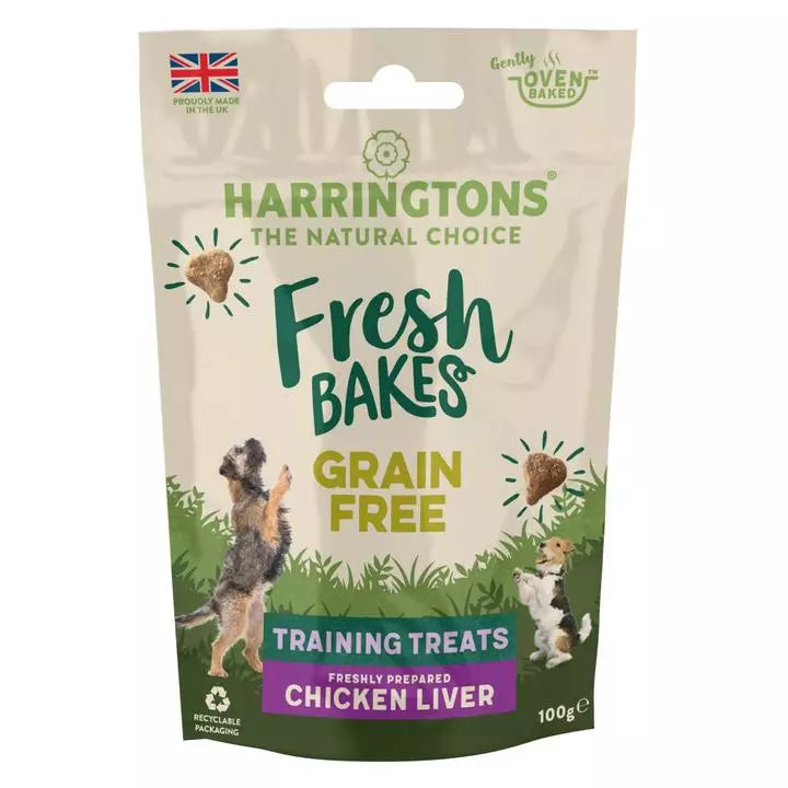 Harringtons Fresh Bakes Chicken Liver Dog Training Treats