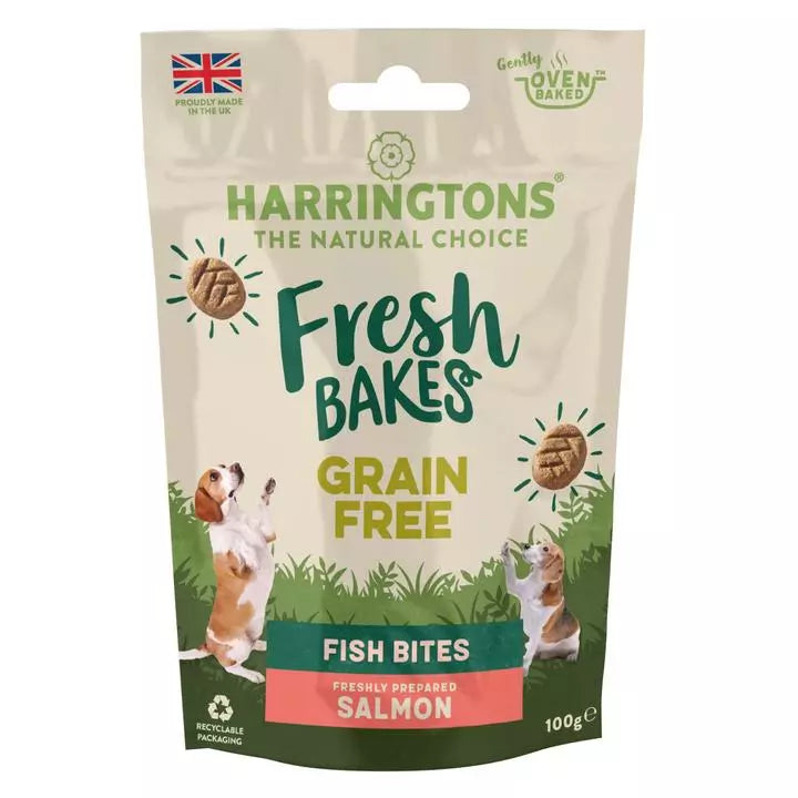 Harringtons Fresh Bakes Salmon Bites Dog Treats