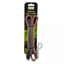 Animal Instincts Flashing USB Rechargeable Nylon Leash