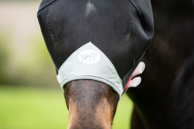 Horse Fly Mask - Red