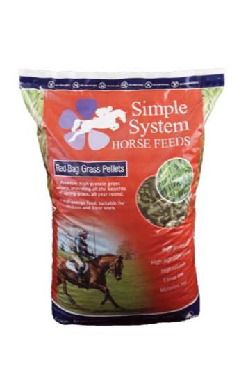 Simple Systems Red Bag Grass Pellets 20kg