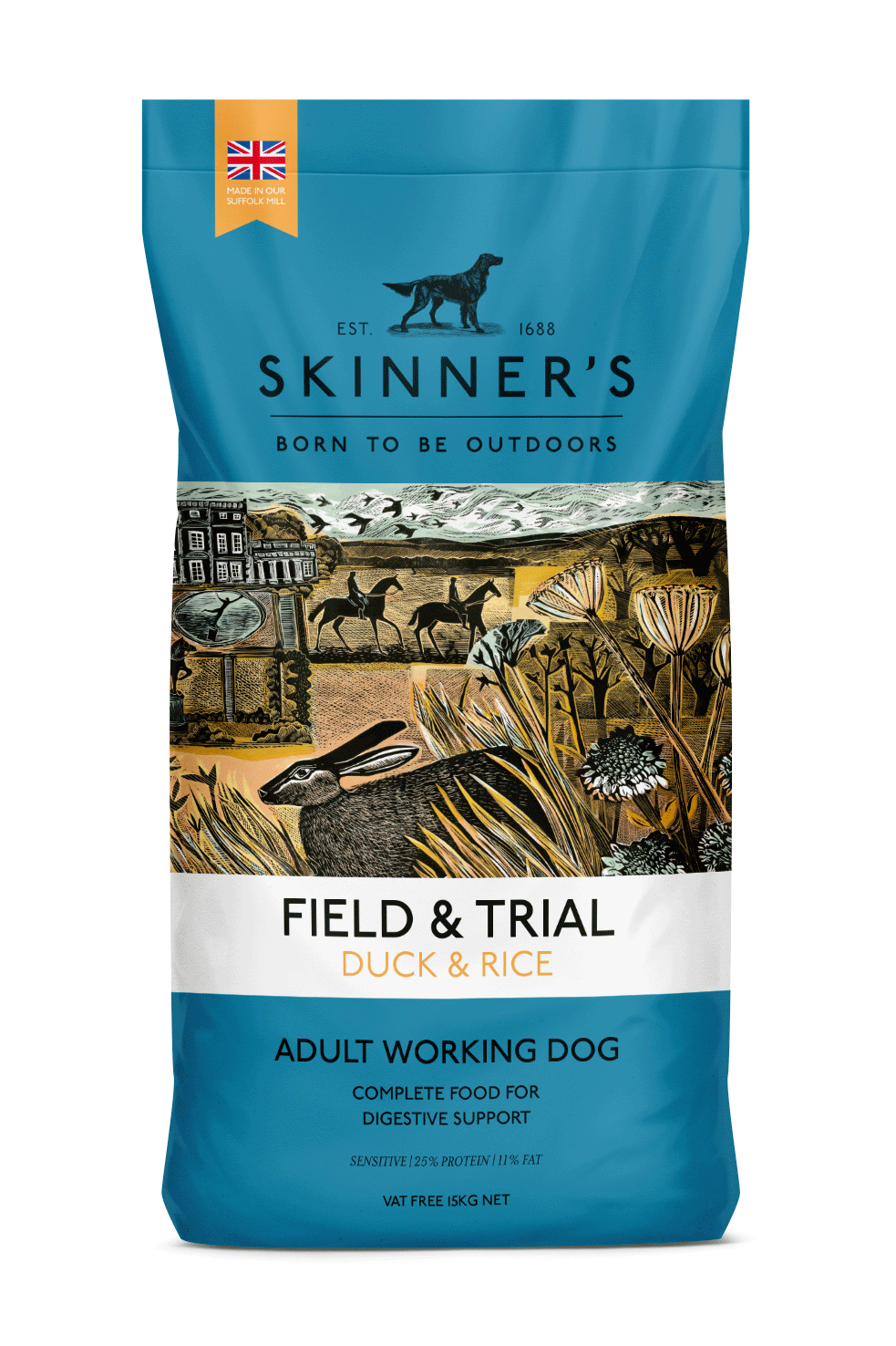 Skinners Field & Trial Duck & Rice 15kg