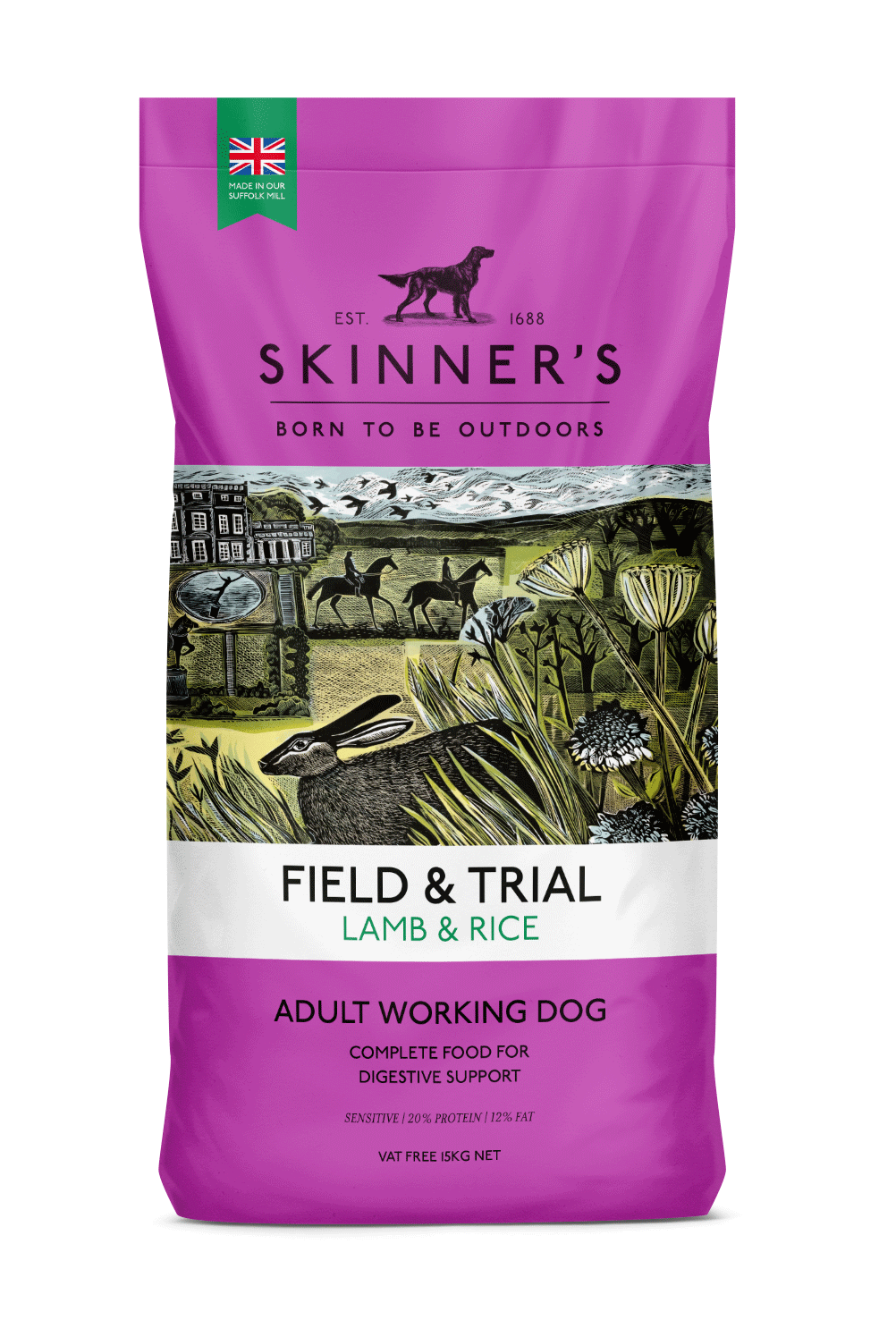 Skinners Field & Trial Lamb & Rice 15kg