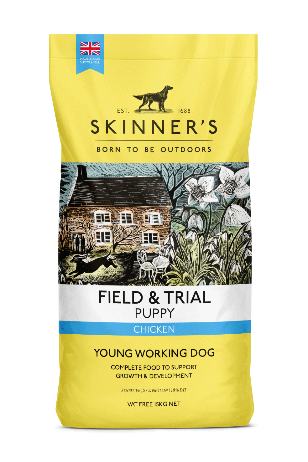 Skinners Field & Trial Puppy Chicken 15kg