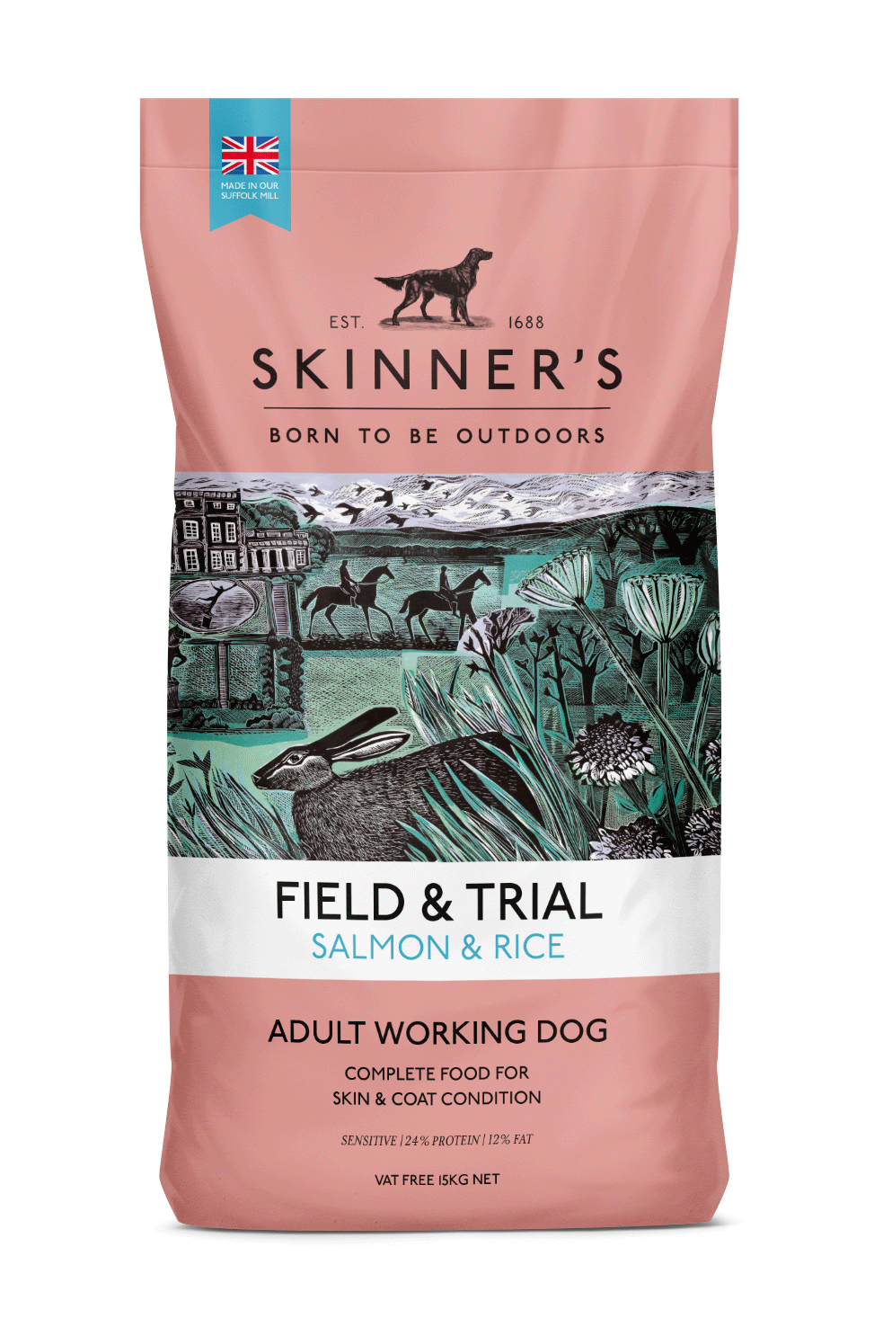 Skinners Field & Trial Salmon & Rice 15kg