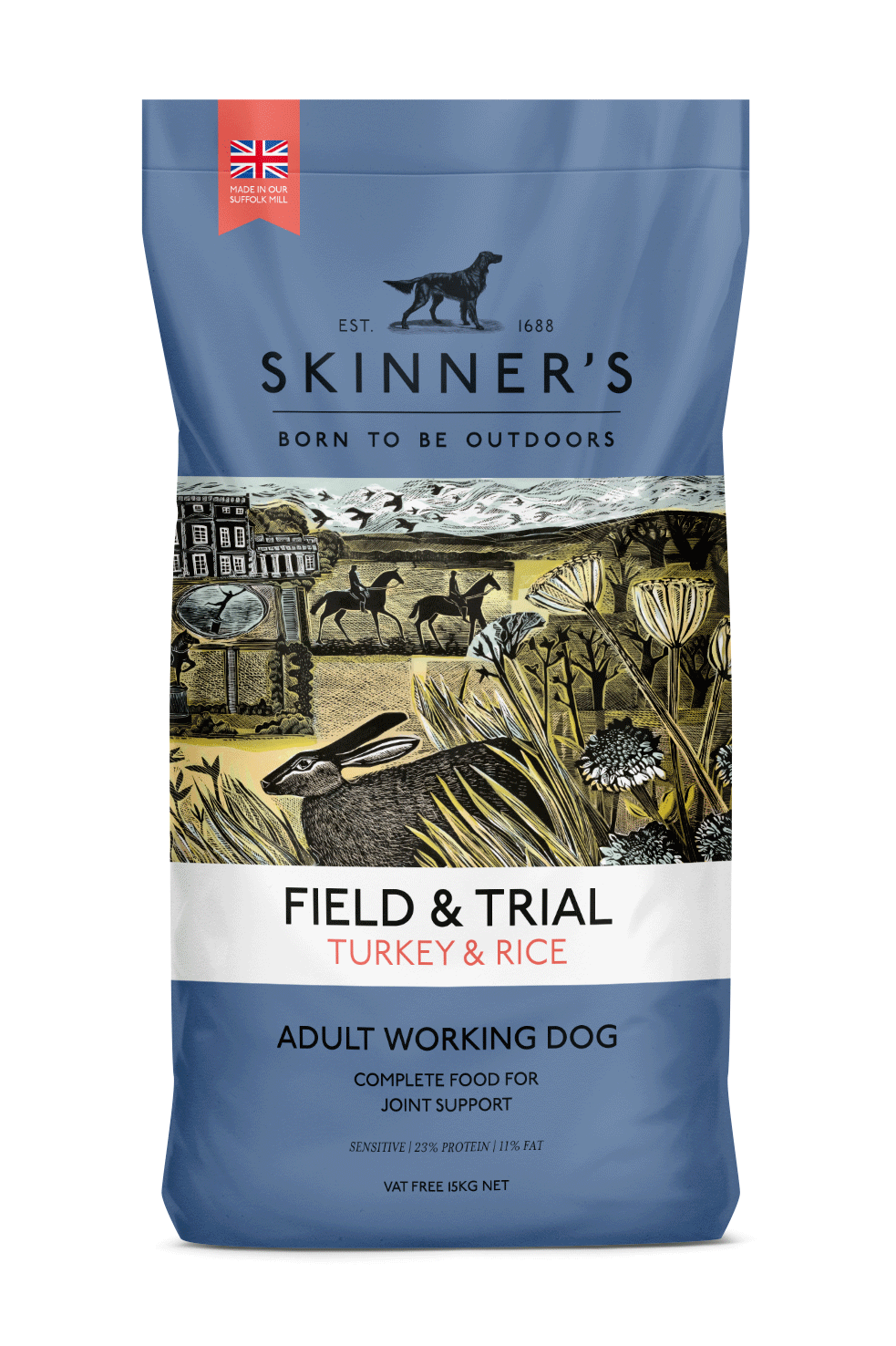 Skinners Field & Trial Turkey & Rice 2.5kg