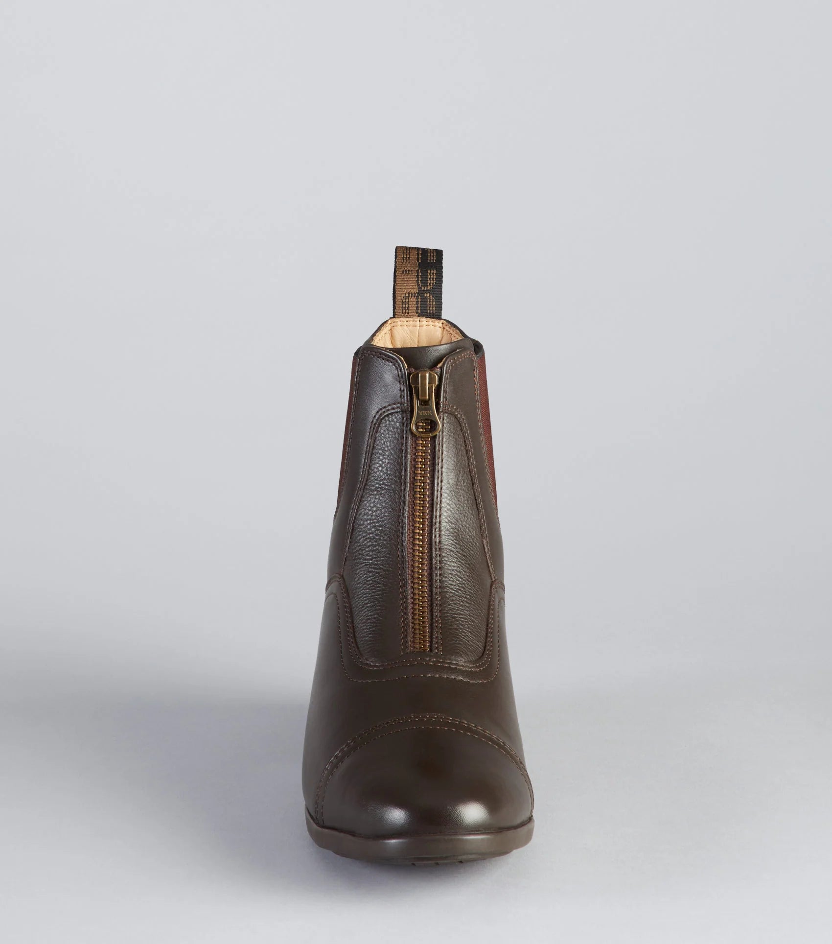 Virtus Junior Leather Paddock Boot Brown