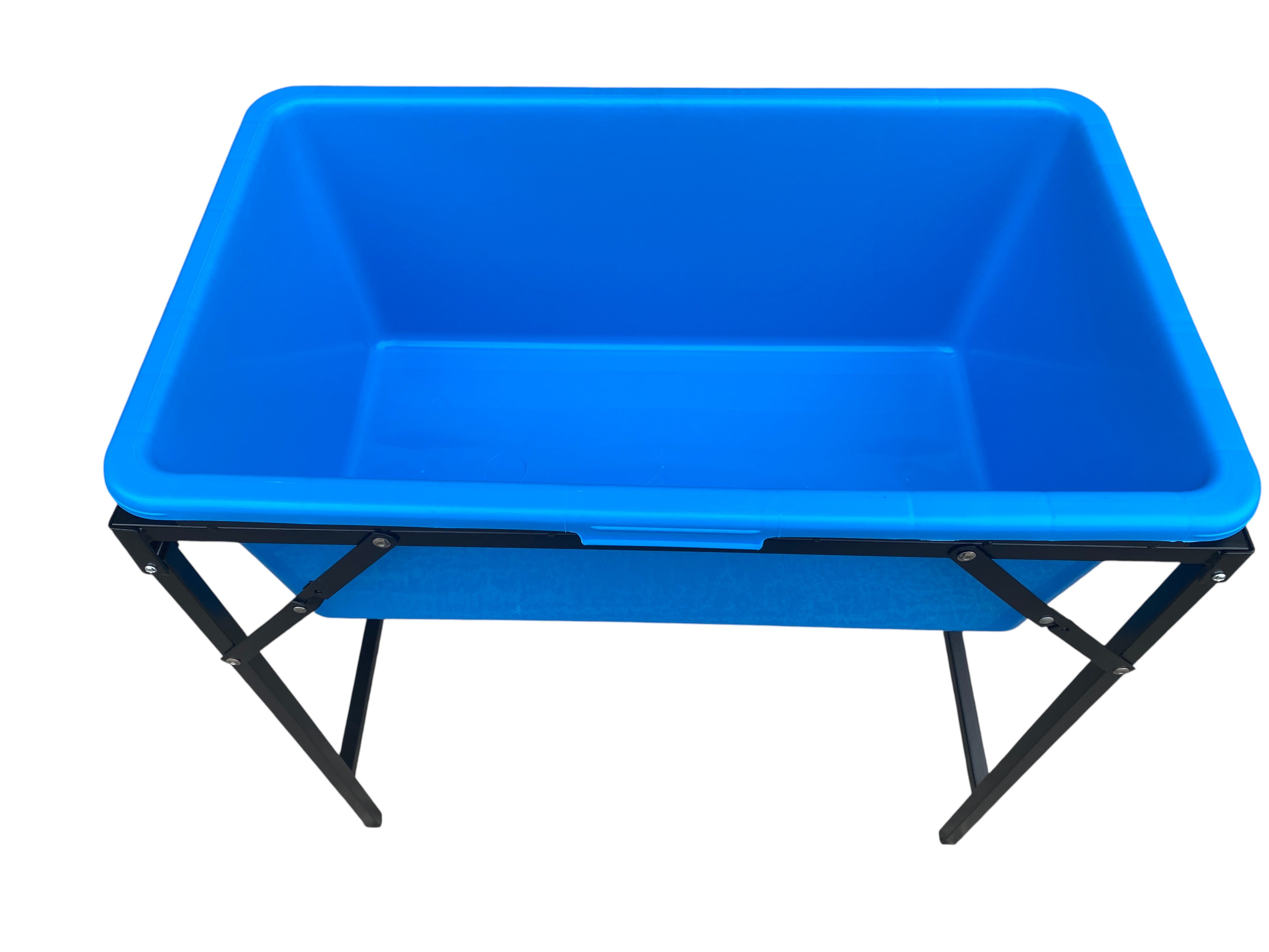 Blue Dog Bath with Drain Valve (WL) and Stand