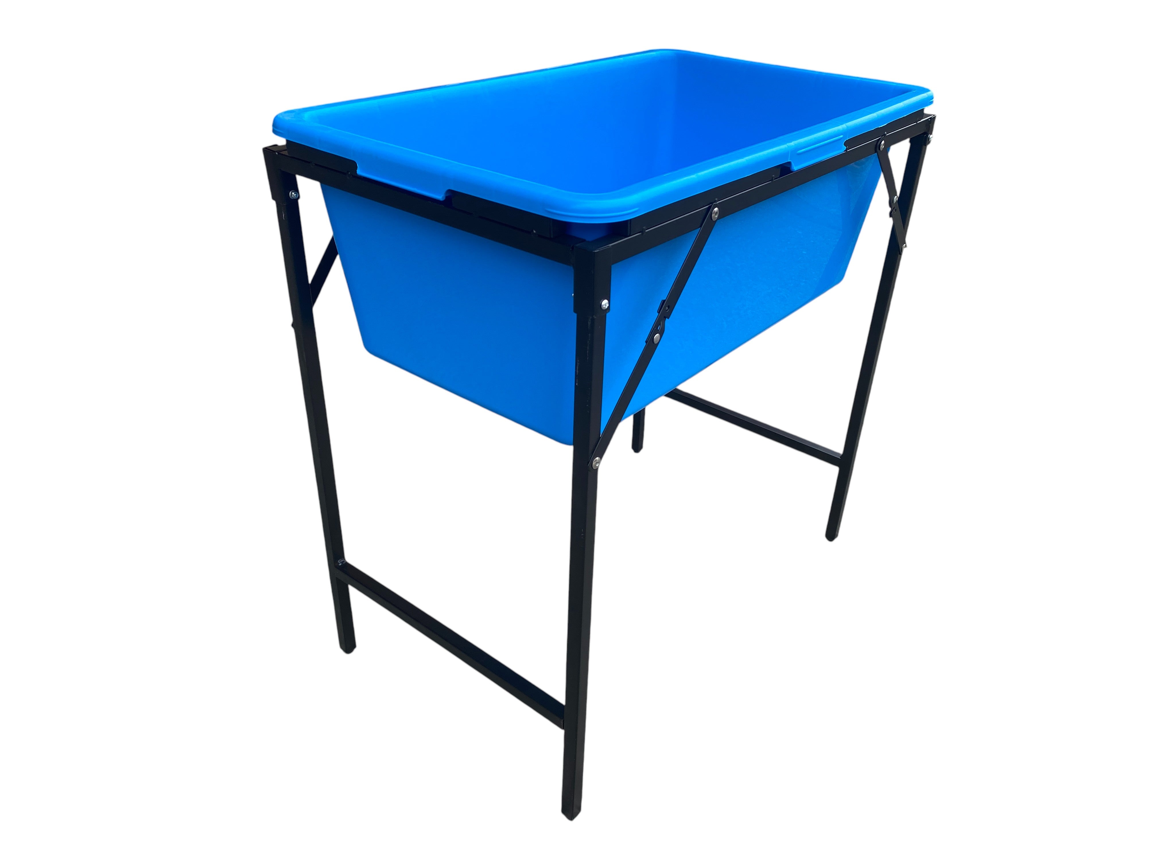 Blue Dog Bath with Drain Valve (WL) and Stand