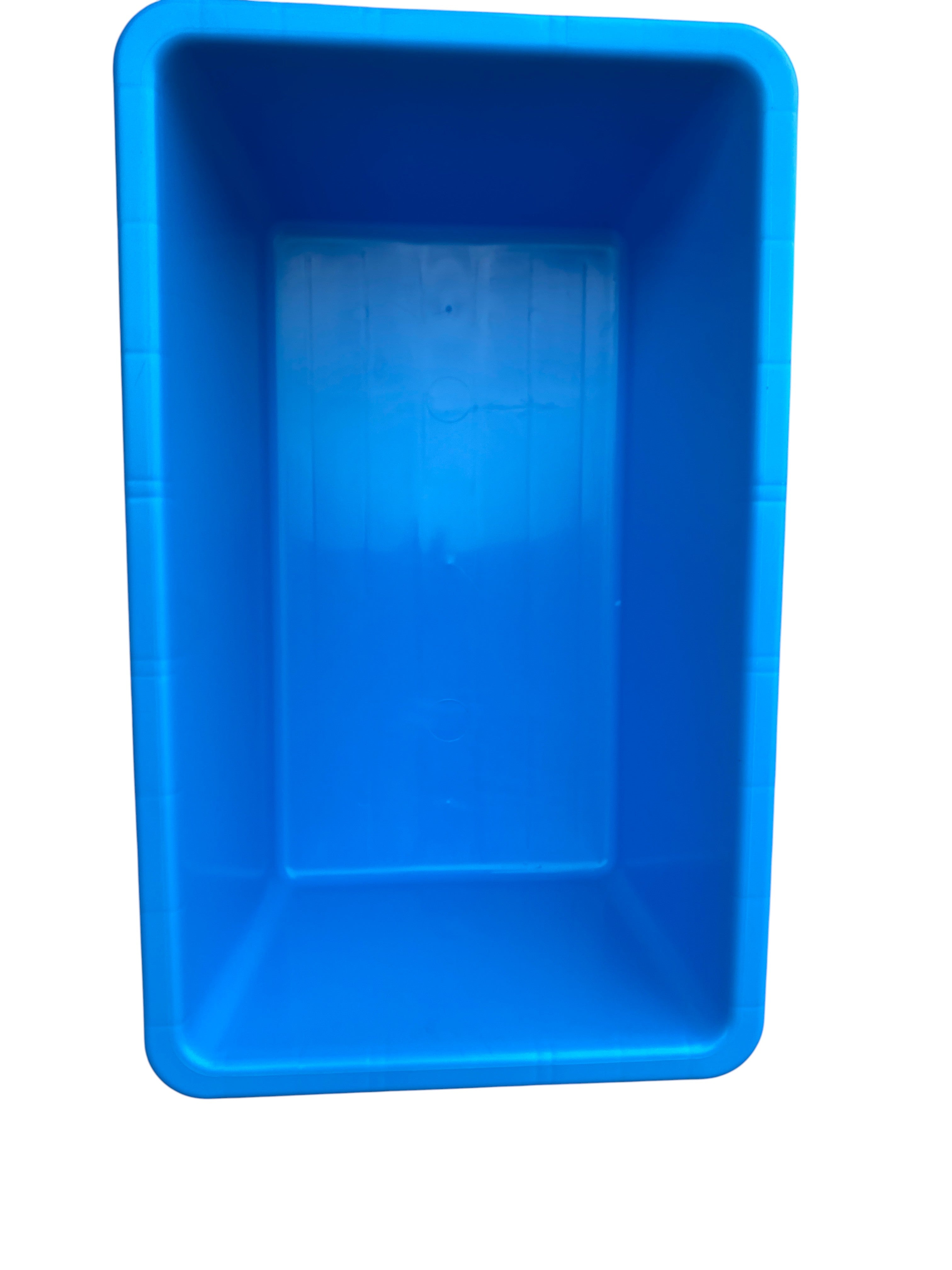 Blue Dog Bath with Drain Valve (WL) and Stand