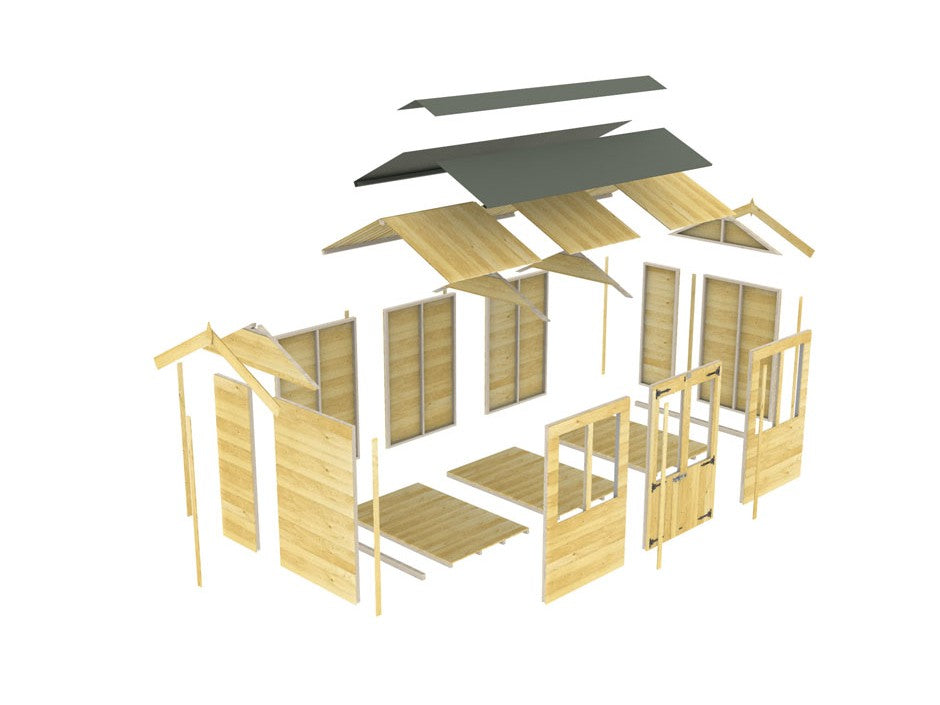 6ft x 12ft Apex Summer House