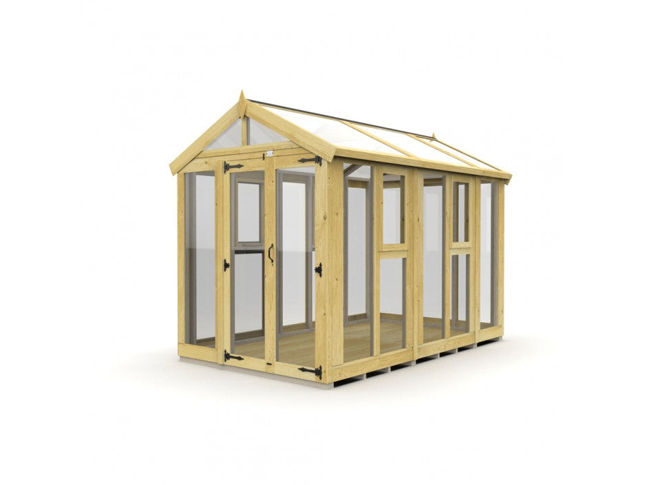6ft x 10ft Glass Green House