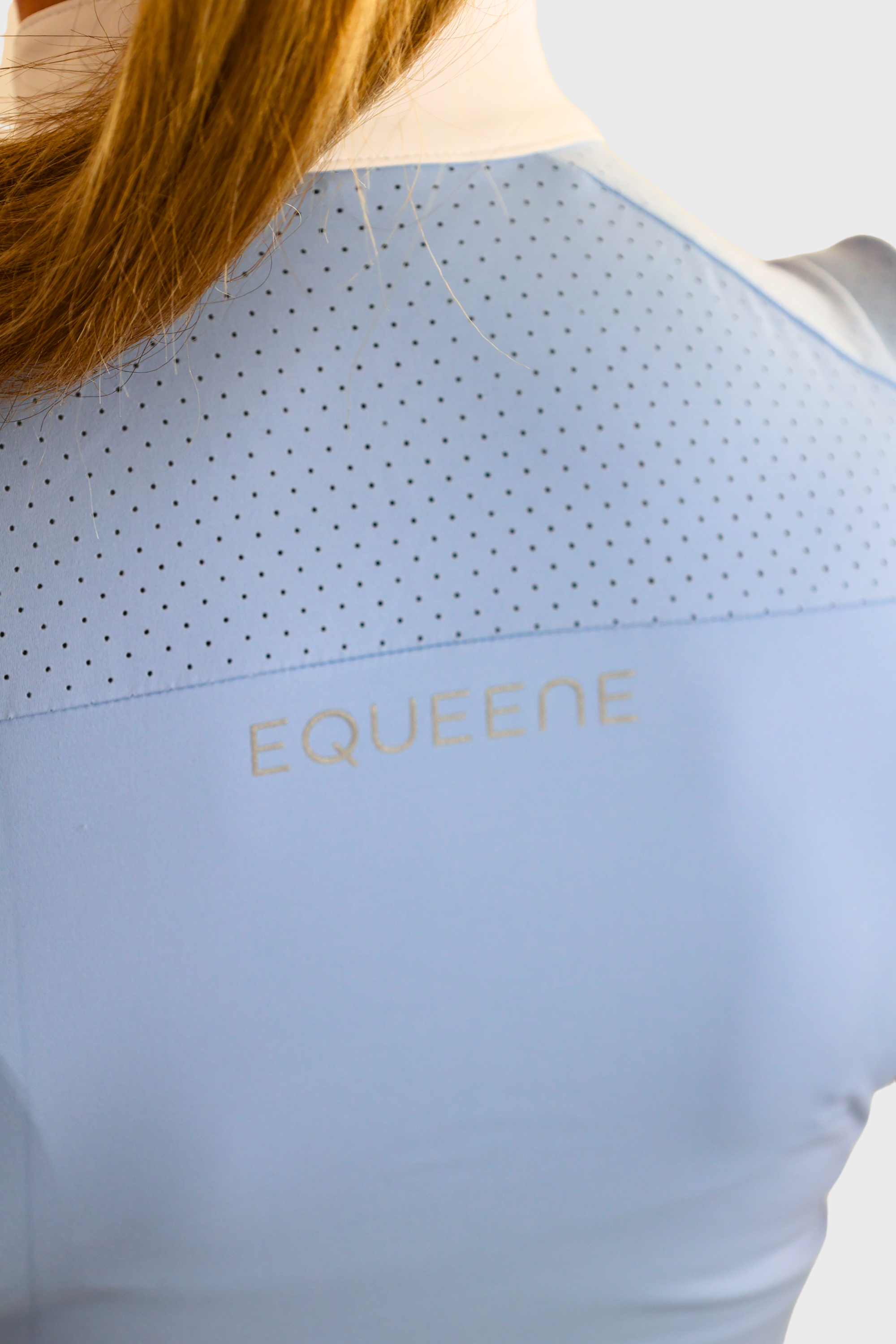 Equeene Nadia Short Sleeved Show Shirt - Baby Blue
