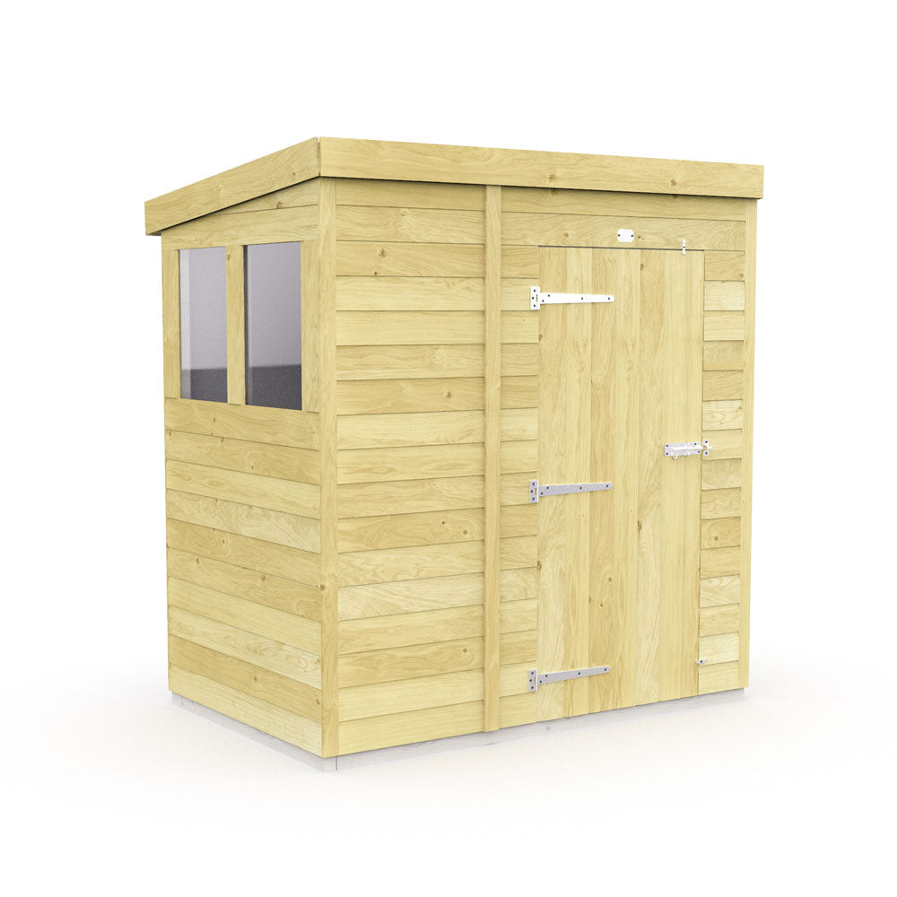 7ft x 4ft Pent Shed
