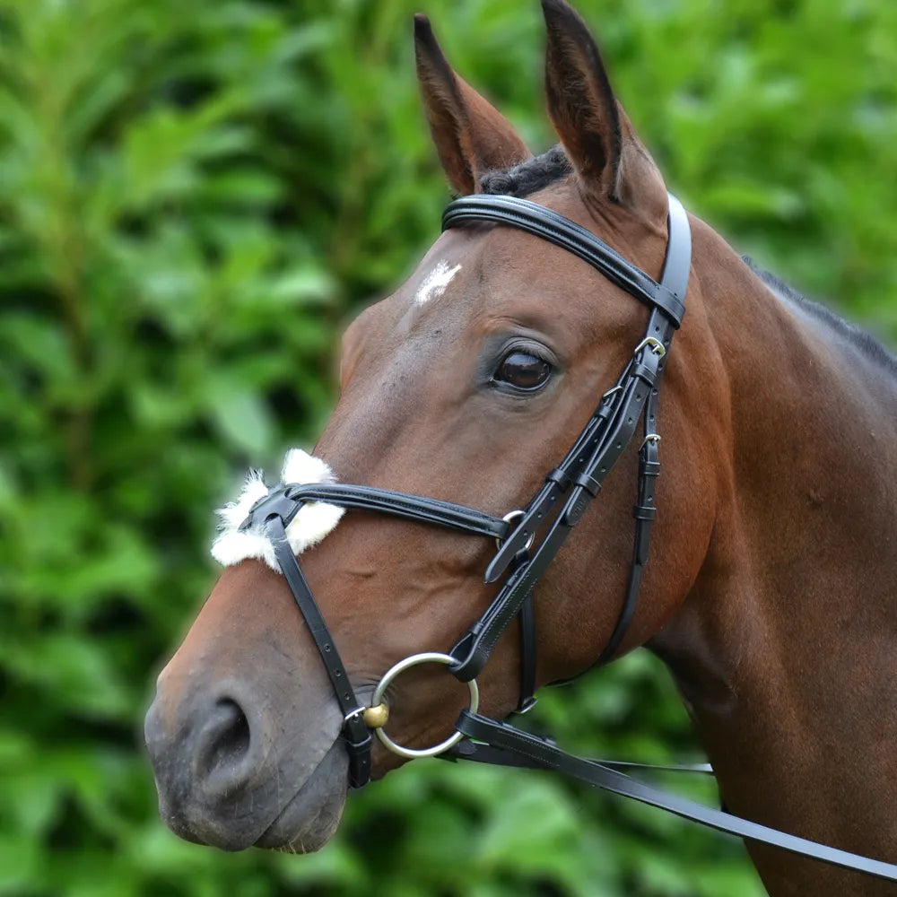 Hy Mexican Bridle with Rubber Grip Reins