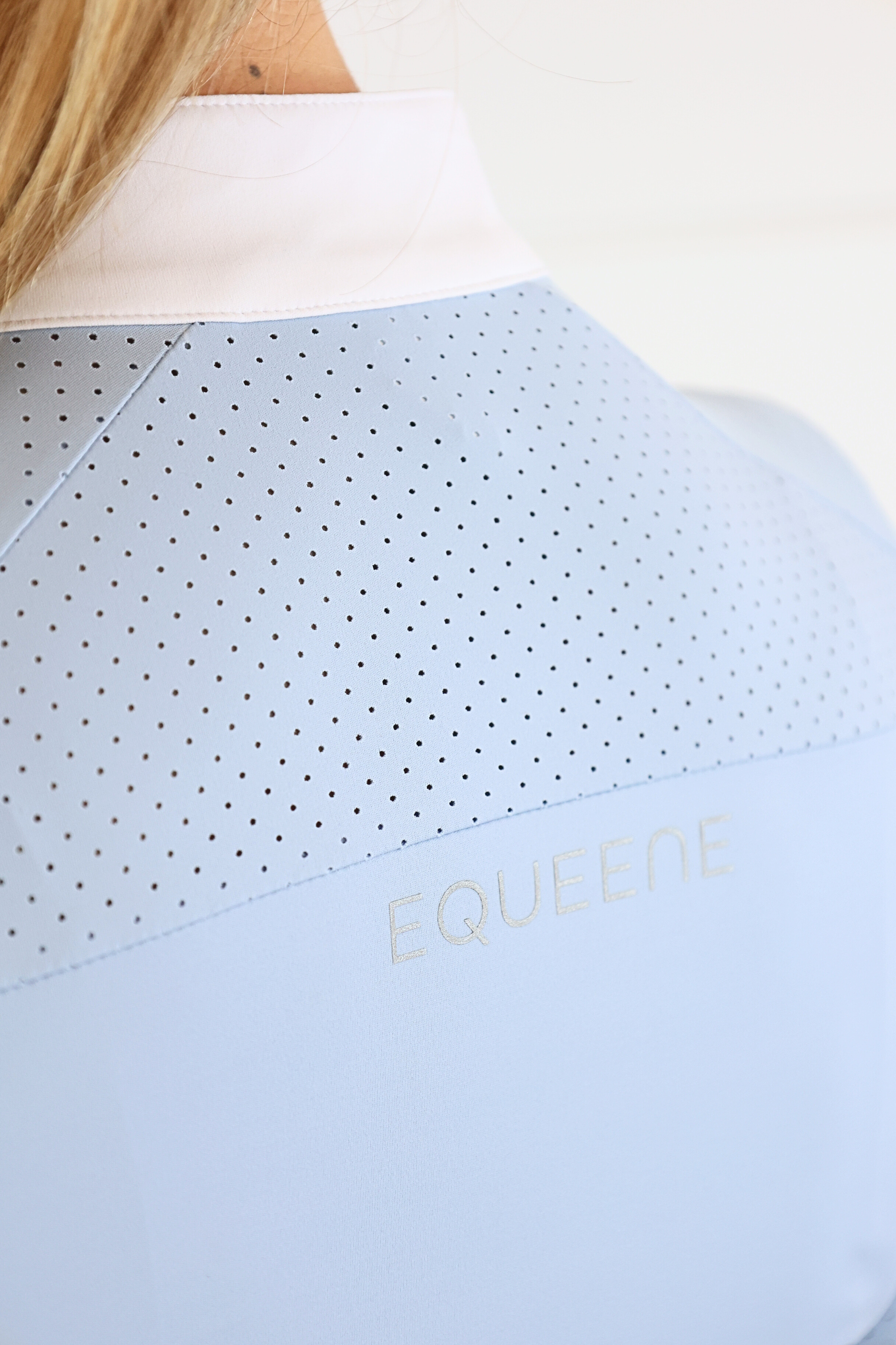 Equeene Nadia Long Sleeved Show Shirt - Baby Blue