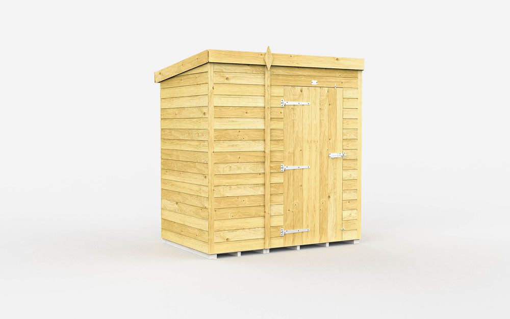 5ft x 4ft Pent Shed