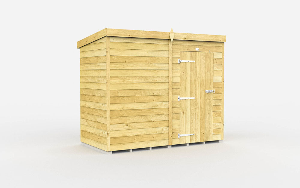 7ft x 4ft Pent Shed