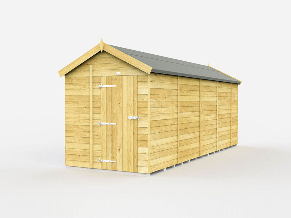 6ft x 18ft Apex Shed