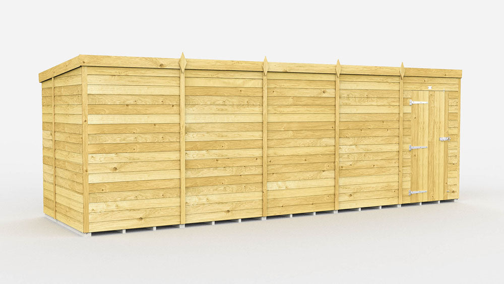 20ft x 7ft Pent Shed