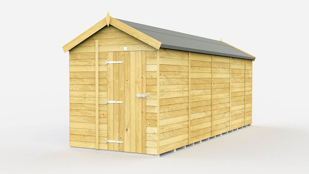 7ft x 18ft Apex Shed