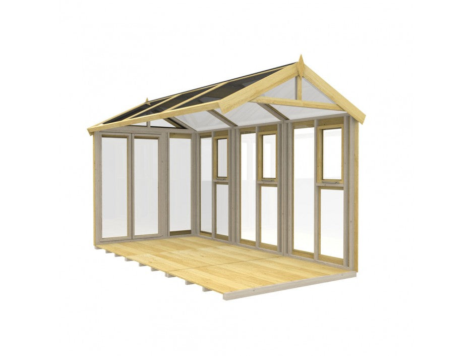 6ft x 12ft Glass Green House