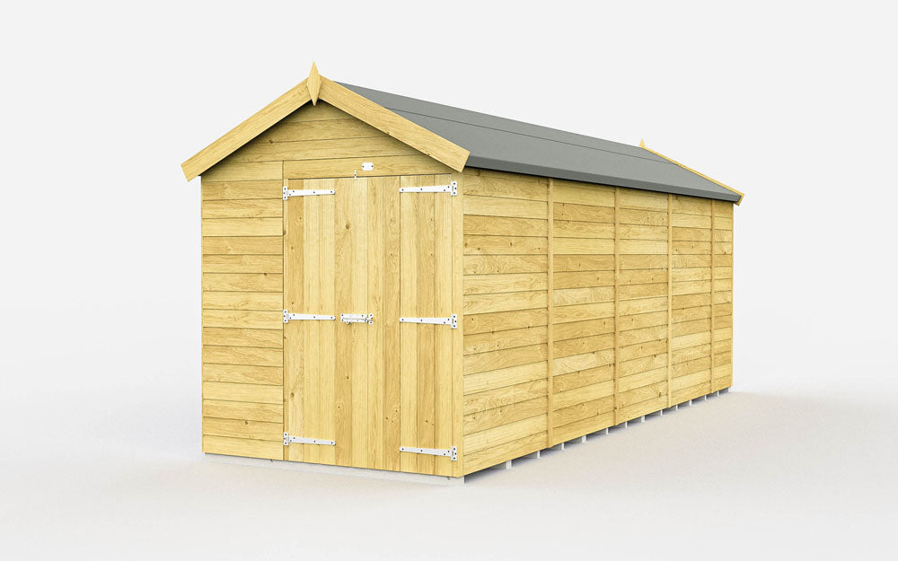 7ft x 18ft Apex Shed