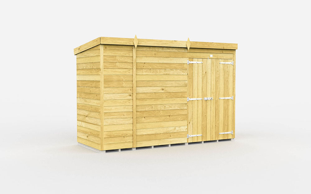 9ft x 4ft Pent Shed