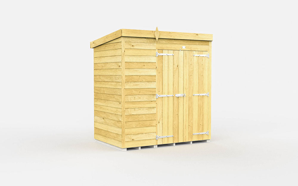7ft x 4ft Pent Shed