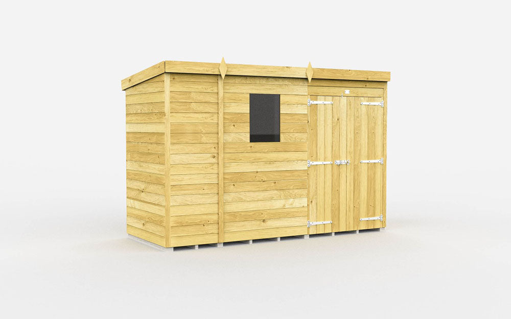 9ft x 4ft Pent Shed