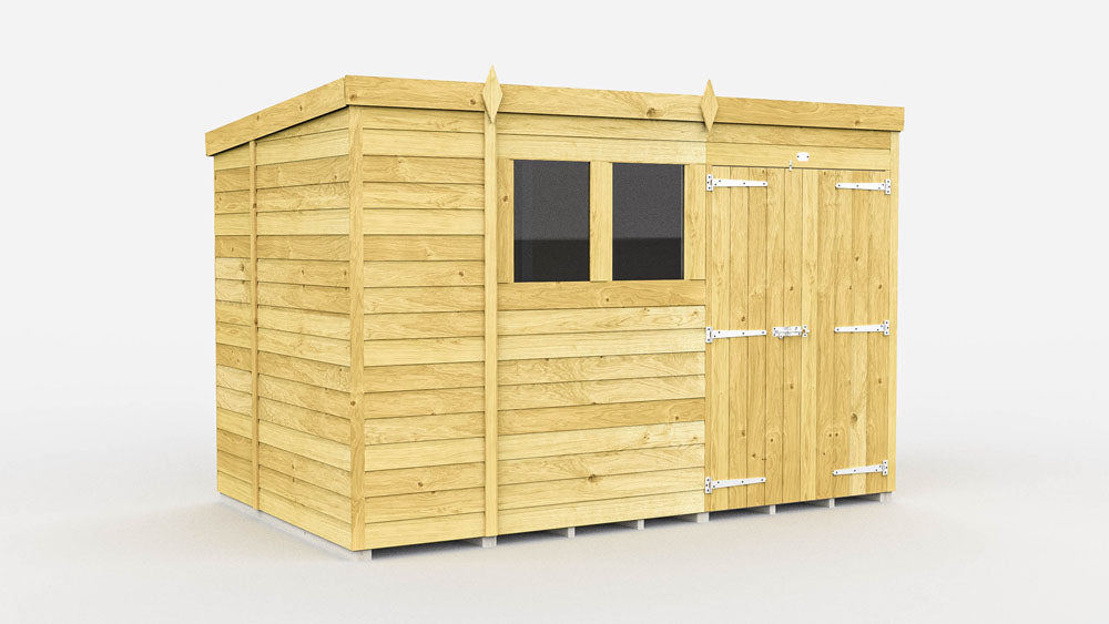 11ft x 6ft Pent Shed