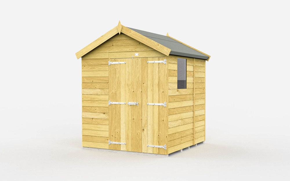 6ft x 5ft Apex Shed