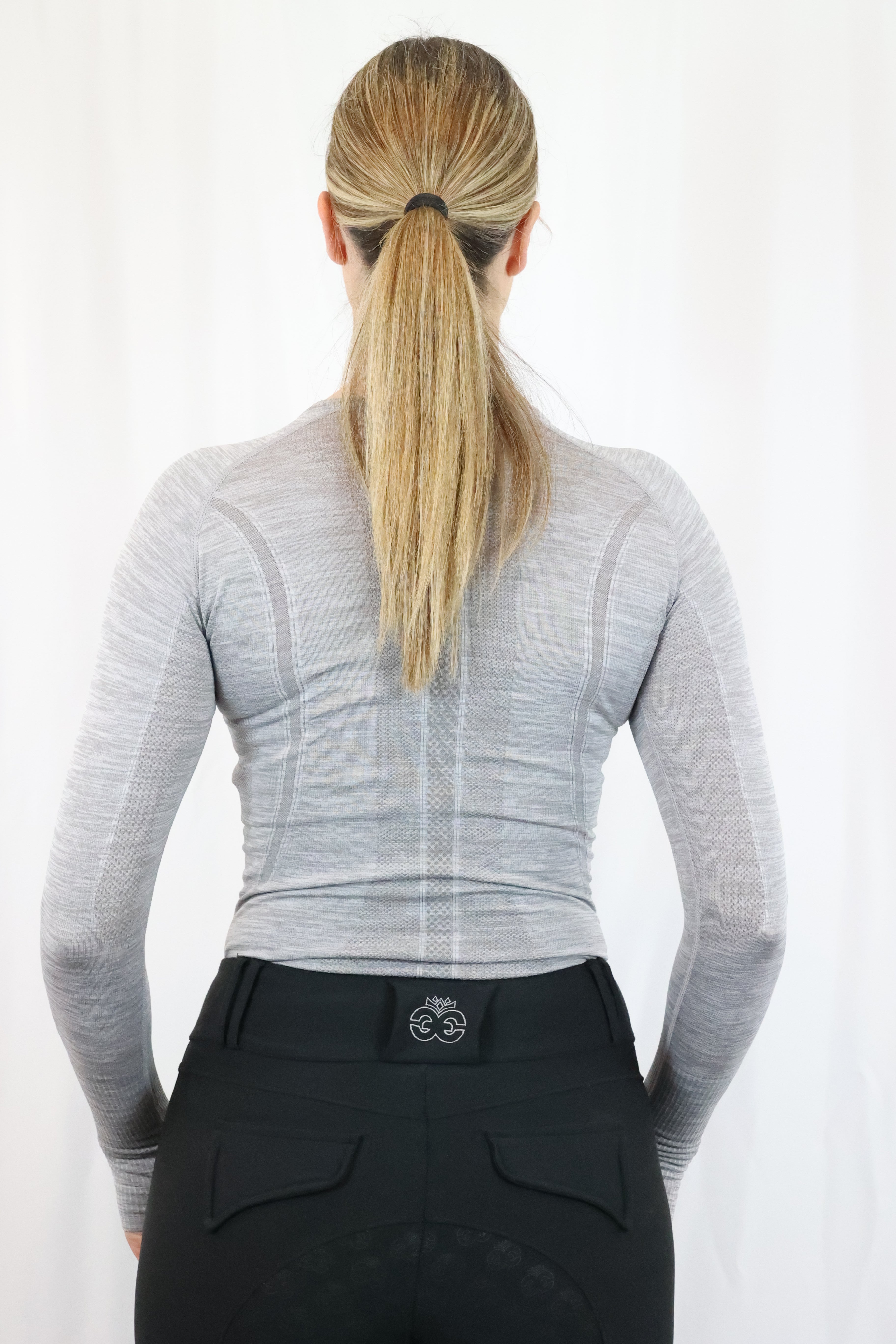 Equeene Molly Seamless Training Top - Slate Grey