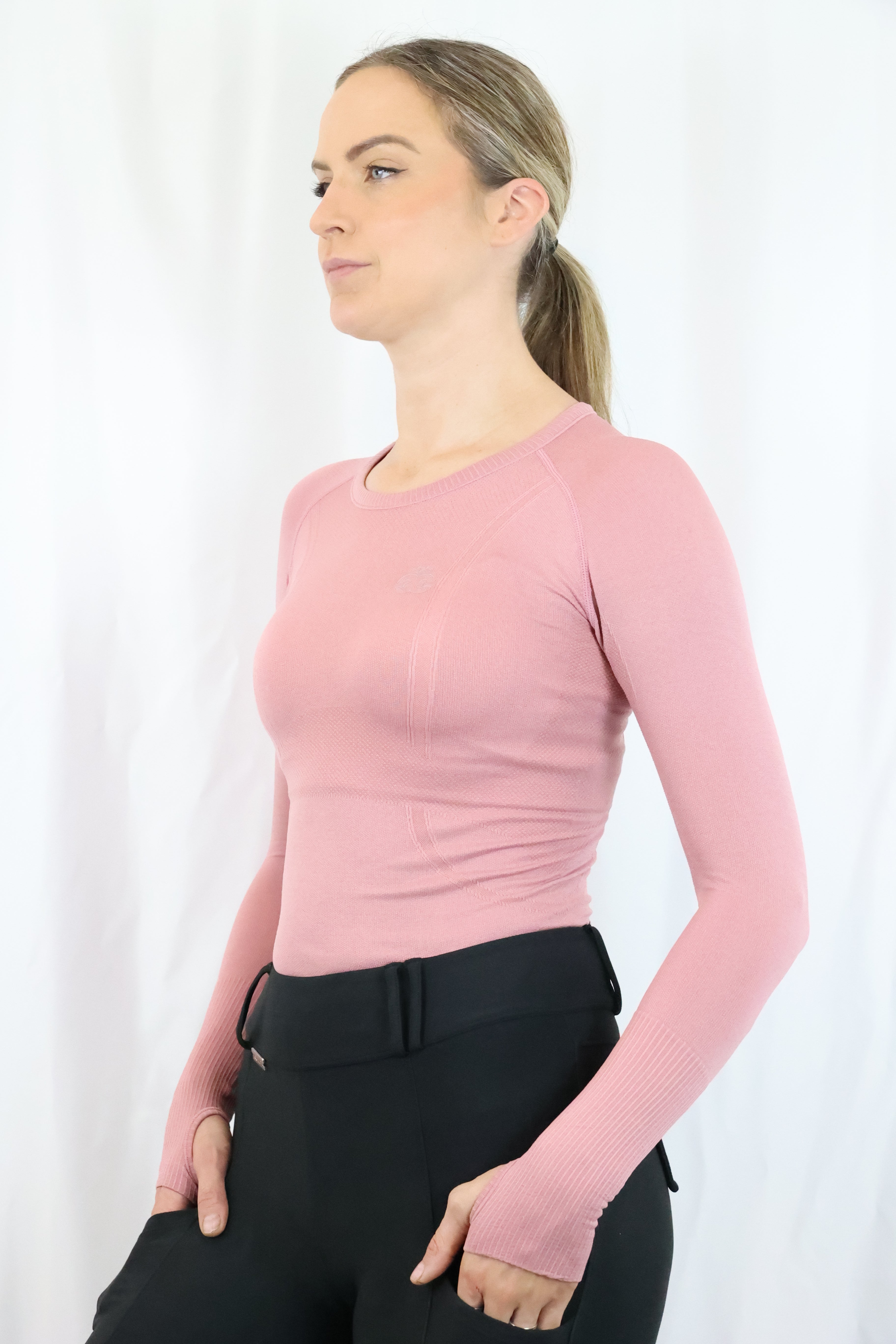 Equeene Molly Seamless Training Top - Pink