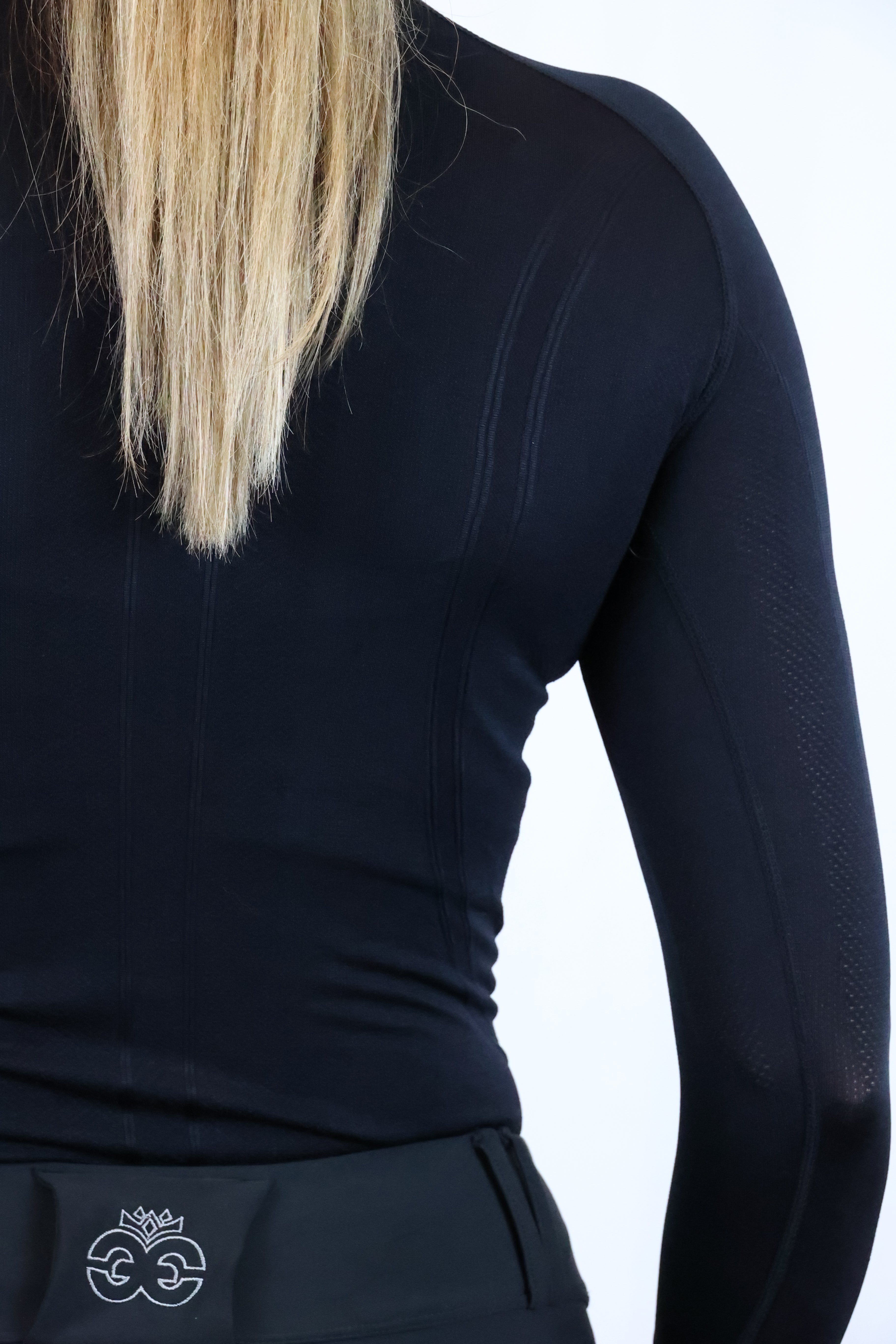 Equeene Molly Seamless Training Top - Black