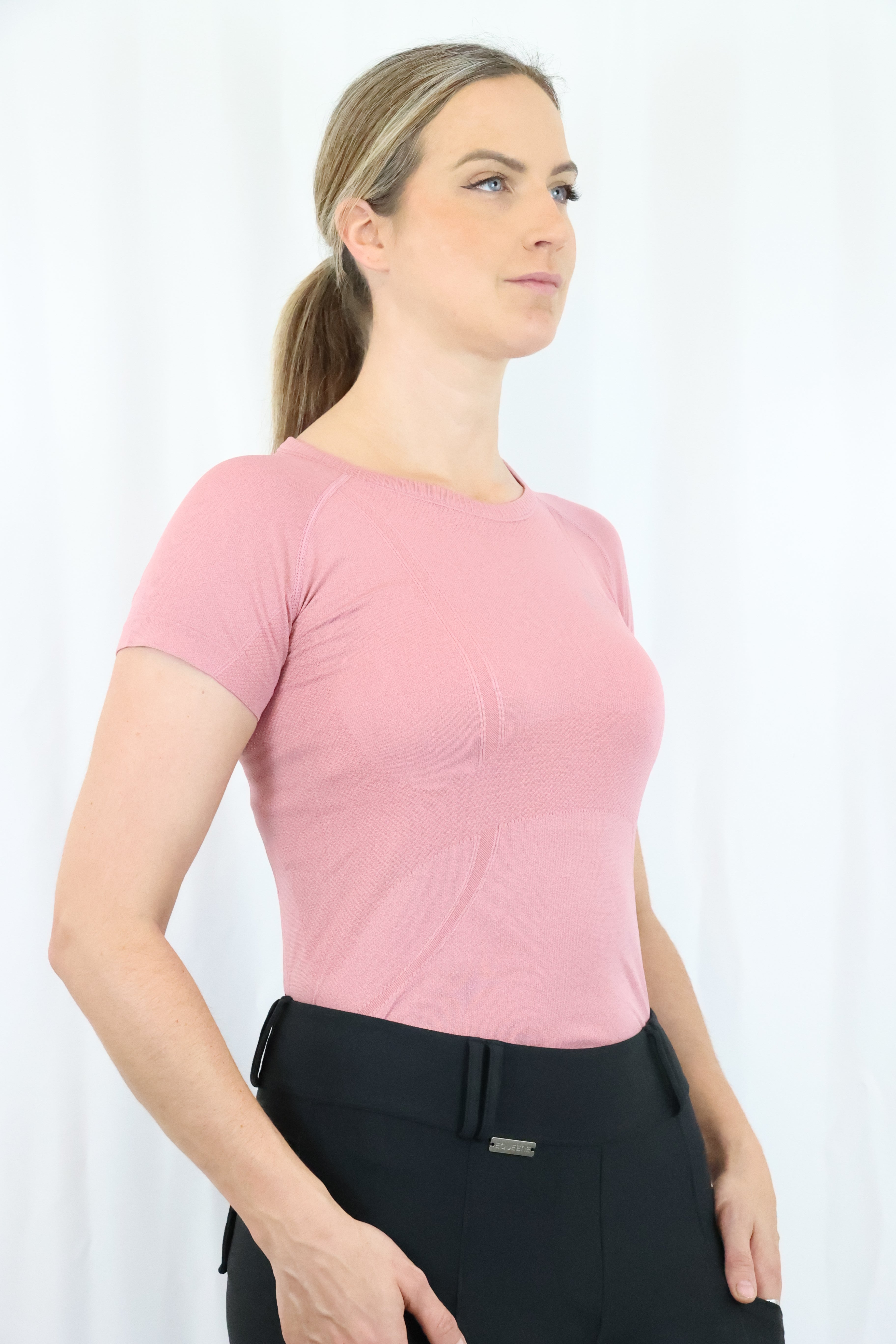 Equeene Dory Seamless Training Top - Pink