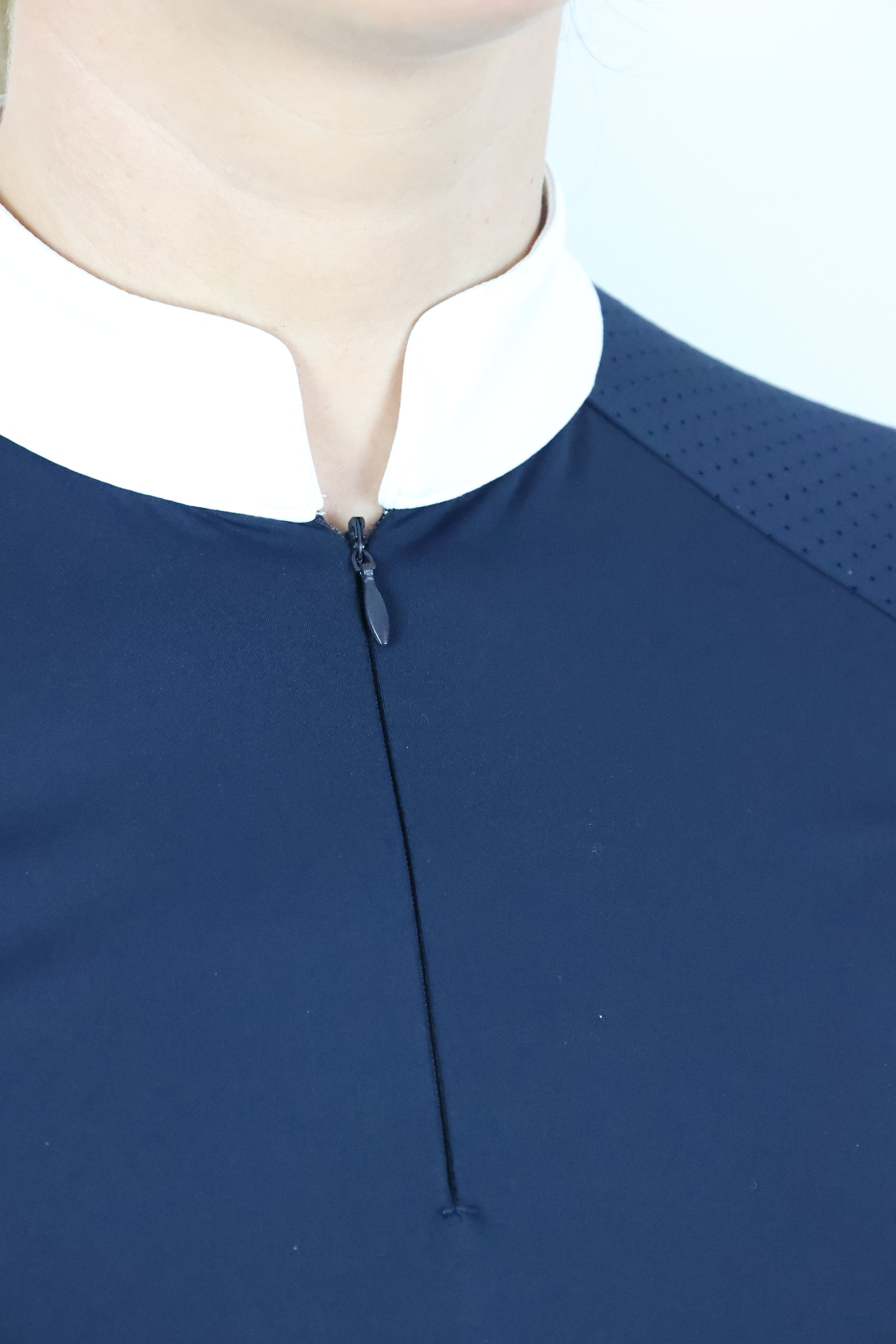 Equeene Nadia Long Sleeved Show Shirt - Navy