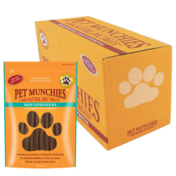Pet Munchies Beef Liver Sticks 90g