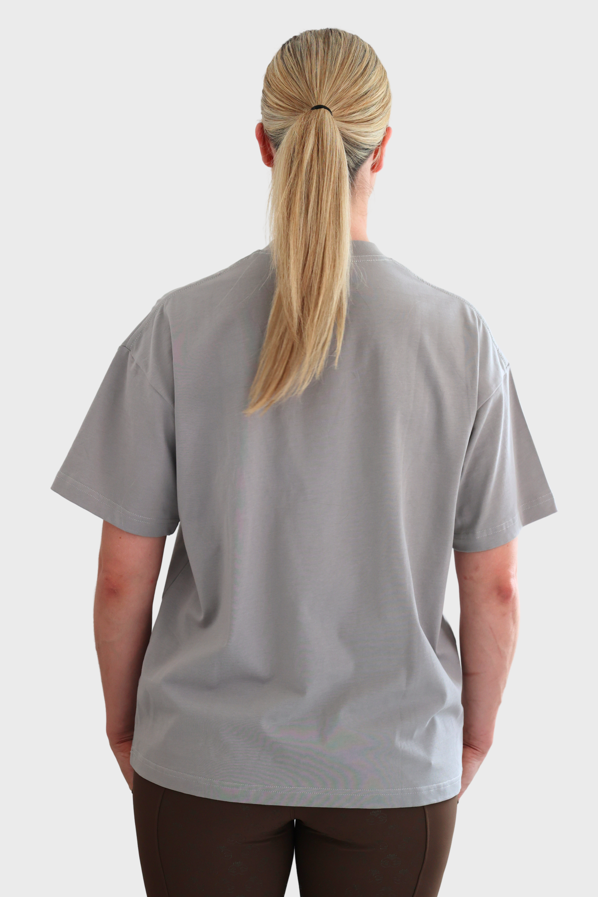 Equeene Tessa Oversized Tee - Grey