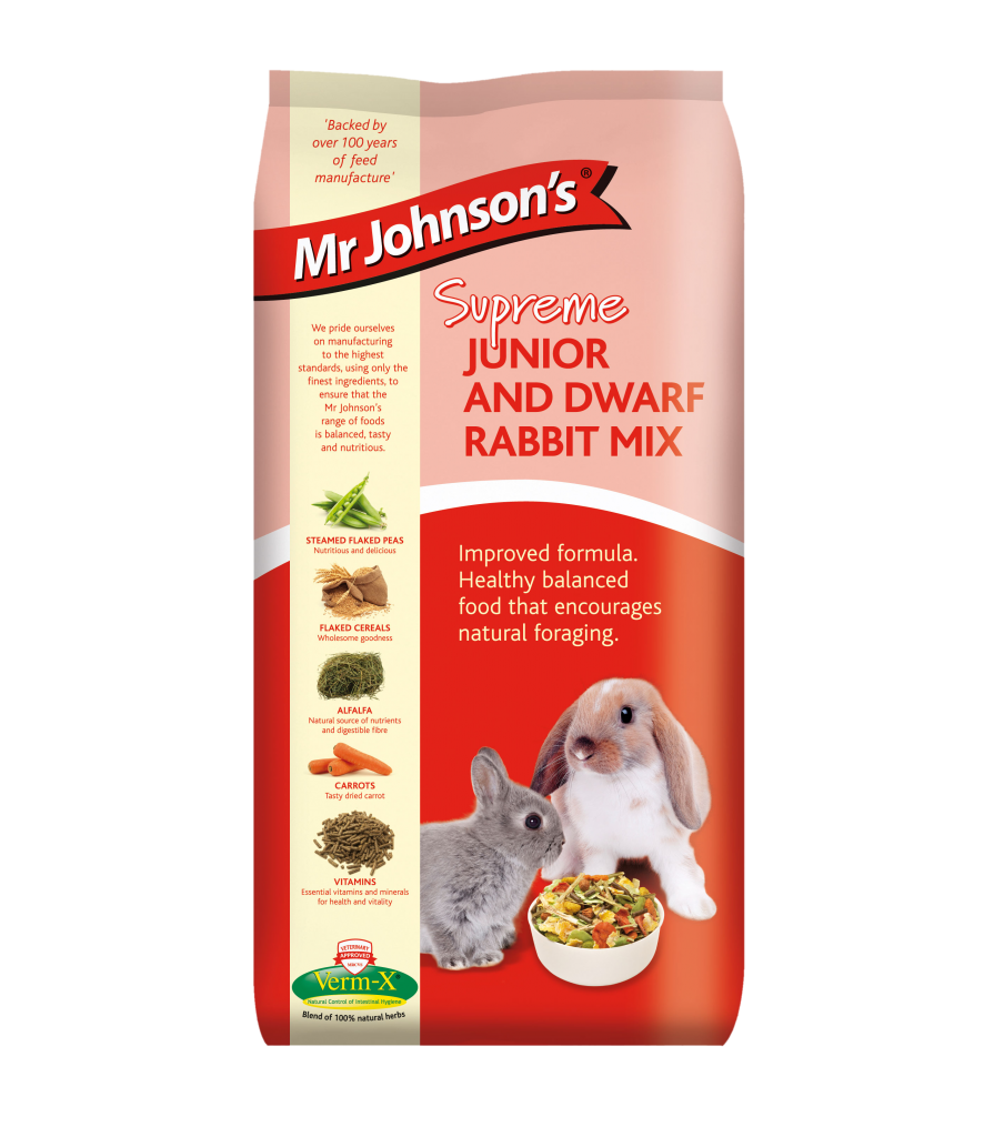 Mr Johnsons Supreme Rabbit Junior & Dwarf 15kg